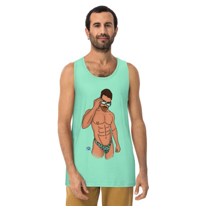 Men’s premium tank top - Wild - Image 23