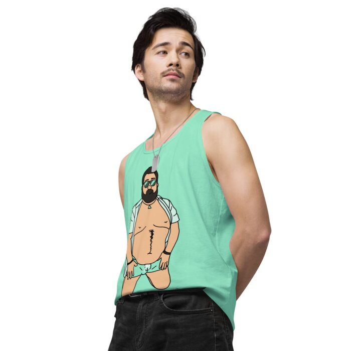 Men’s premium tank top - Confidence is Sexy - Image 59