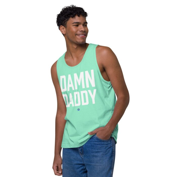 Men’s premium tank top - Damn Daddy - Image 47