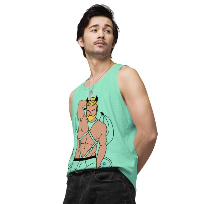 Men’s premium tank top - Devil - Image 59