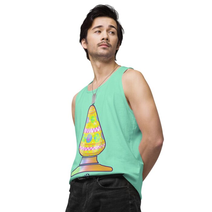 Men’s premium tank top - Easter Egg Butt Plug - Image 49