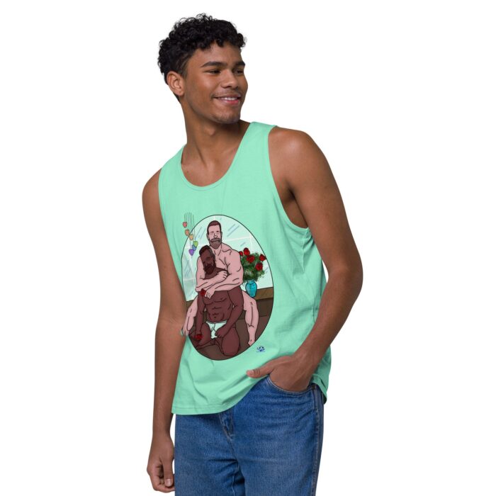 Men’s premium tank top - Guns & Roses - Image 39