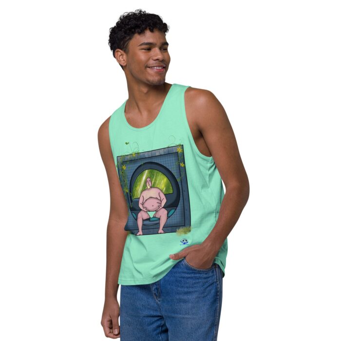Men’s premium tank top - Heavy Meditation - Image 43