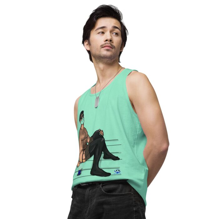 Men’s premium tank top - Leather and Lace - Image 59