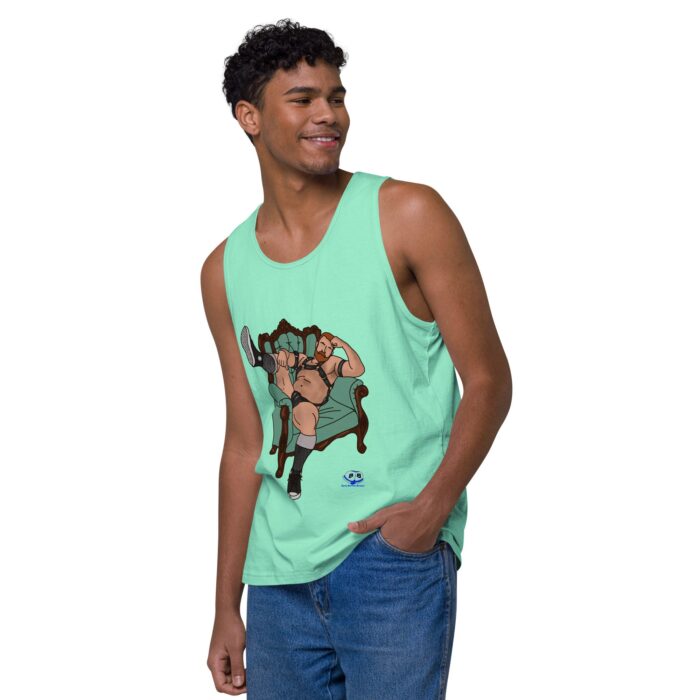 Men’s premium tank top - Leather Chair - Image 47