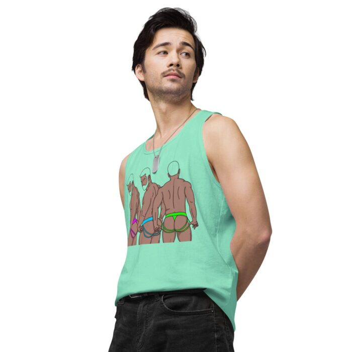 Men’s premium tank top - Neon Jocks - Image 59