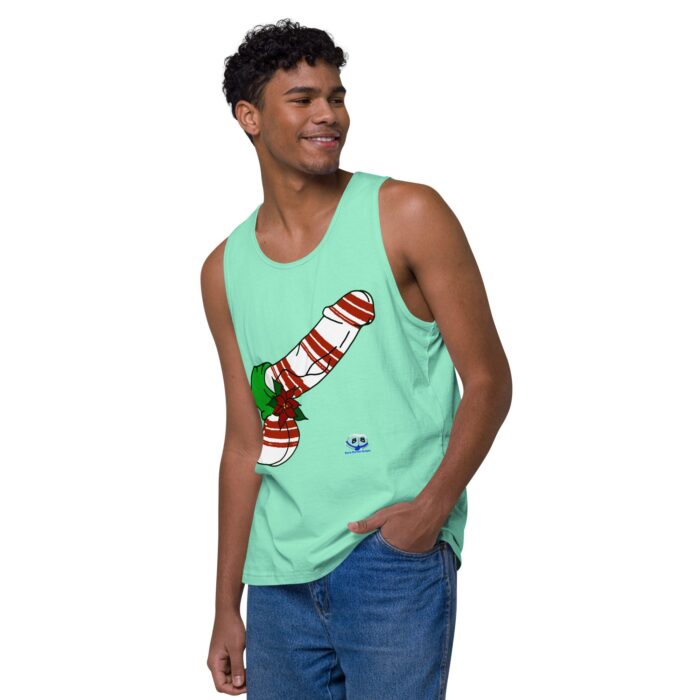 Men’s premium tank top - Peppermint Dick - Image 47