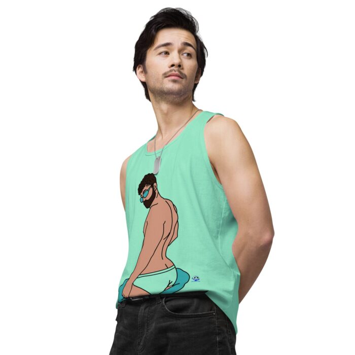 Men’s premium tank top - Pool Boy - Image 59