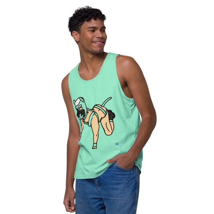 Men’s premium tank top - Pup Play - Image 47