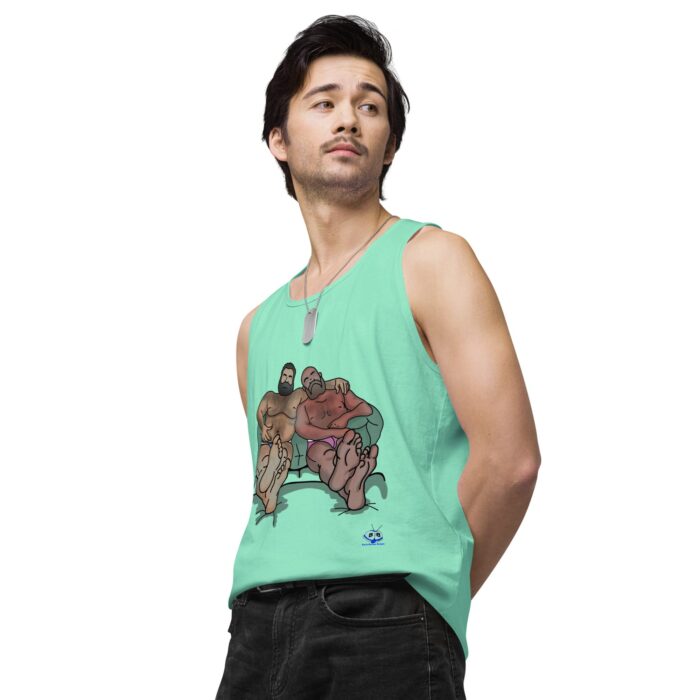 Men’s premium tank top - Staying In - Image 59