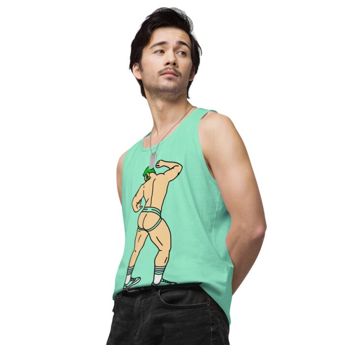 Men’s premium tank top - Up Against The Wall - Image 59