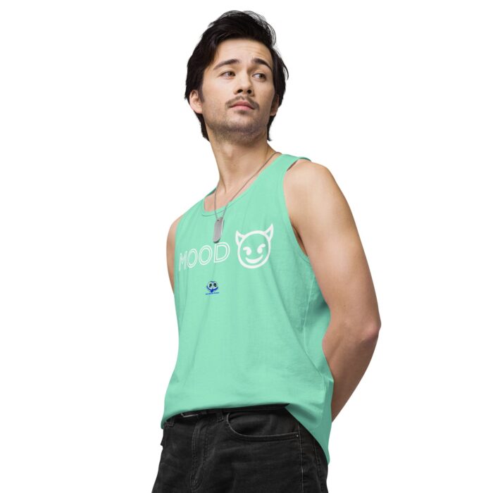 Men’s premium tank top - Mood Horny Devil Emoji - Image 59