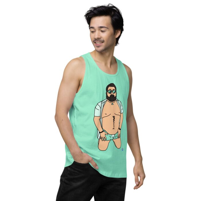 Men’s premium tank top - Confidence is Sexy - Image 58
