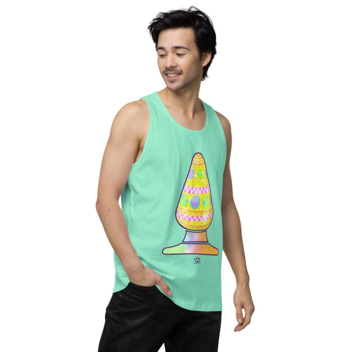 Men’s premium tank top - Easter Egg Butt Plug - Image 48
