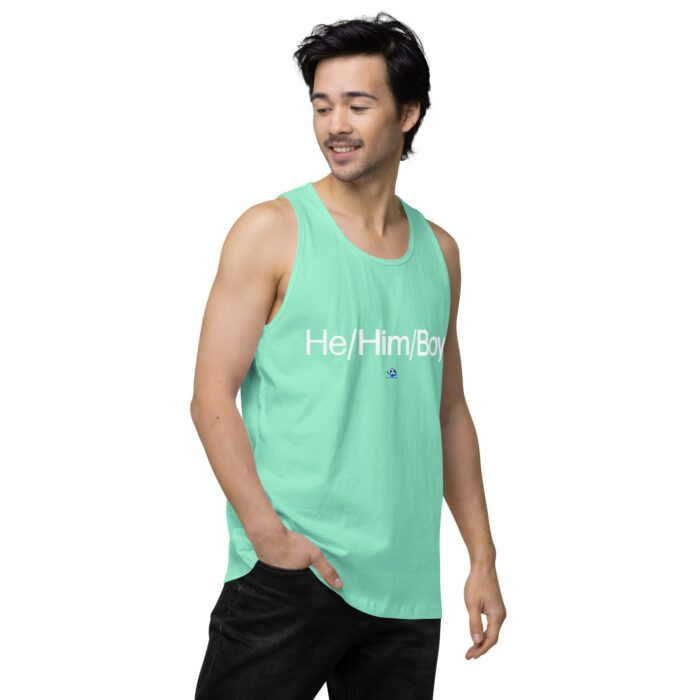 Men’s premium tank top - He/Him/Boy - Image 58
