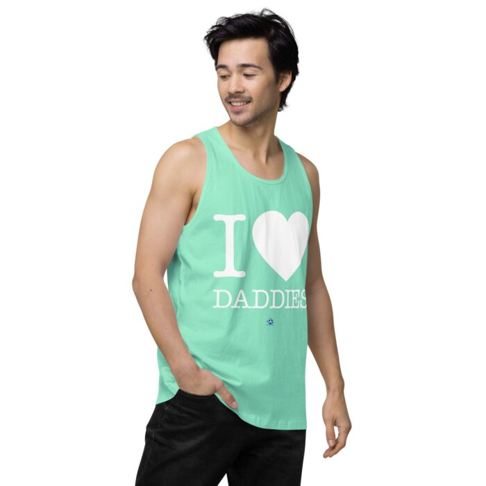Men’s premium tank top - I Heart Daddies - Image 58