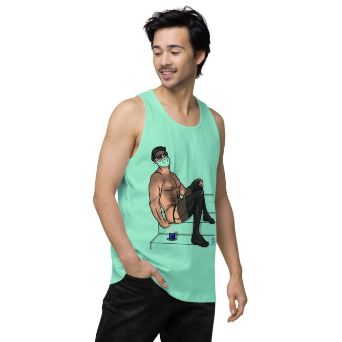 Men’s premium tank top - Leather and Lace - Image 58