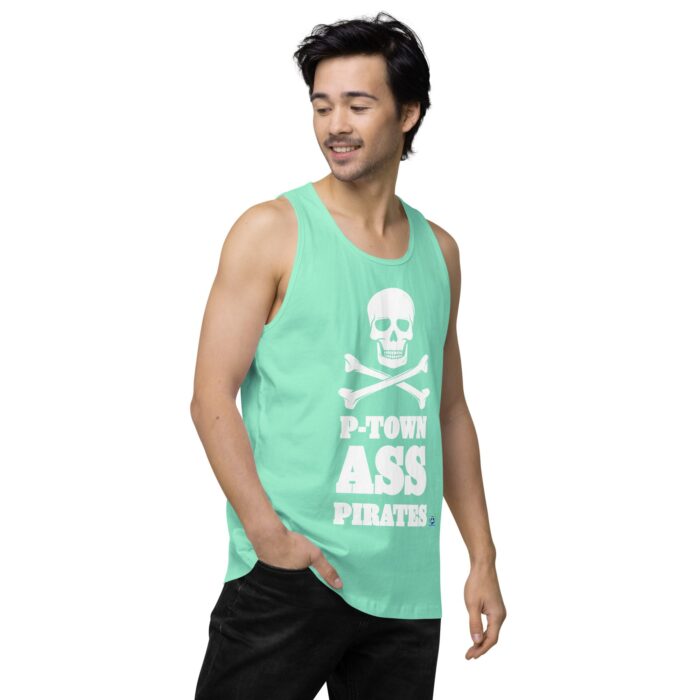 Men’s premium tank top - P-Town Ass Pirates - Image 58