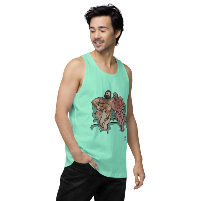 Men’s premium tank top - Staying In - Image 58