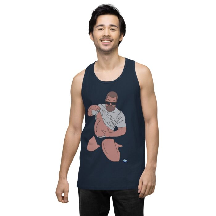 Men’s premium tank top - Belly Pride - Image 18