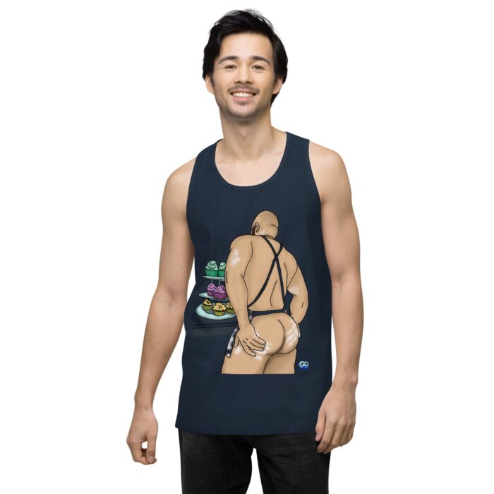 Men’s premium tank top - Cakes - Image 9