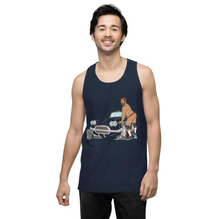 Men’s premium tank top - Car Wash - Image 9