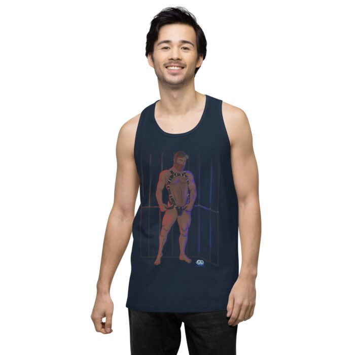 Men’s premium tank top - Busted - Image 9