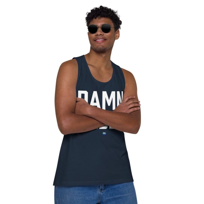 Men’s premium tank top - Damn Daddy - Image 15
