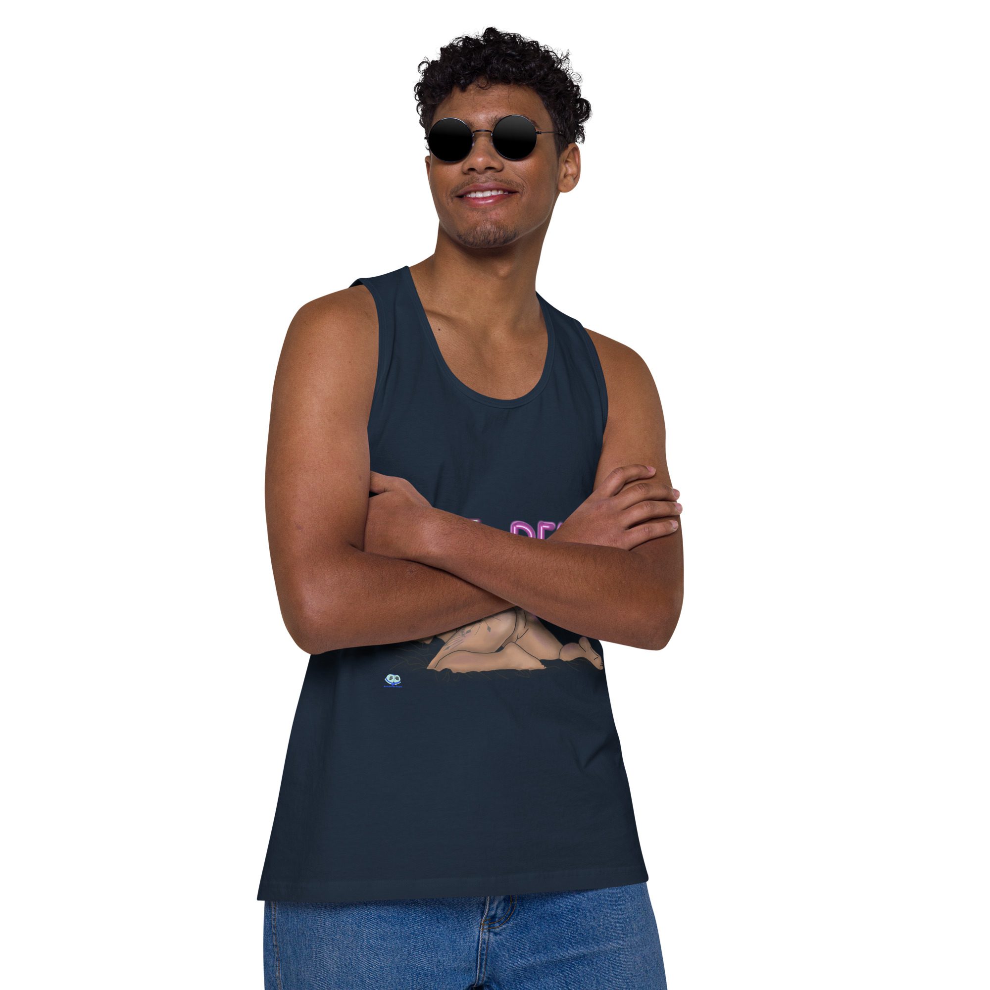 Men’s premium tank top - Hot and Ready - Image 8