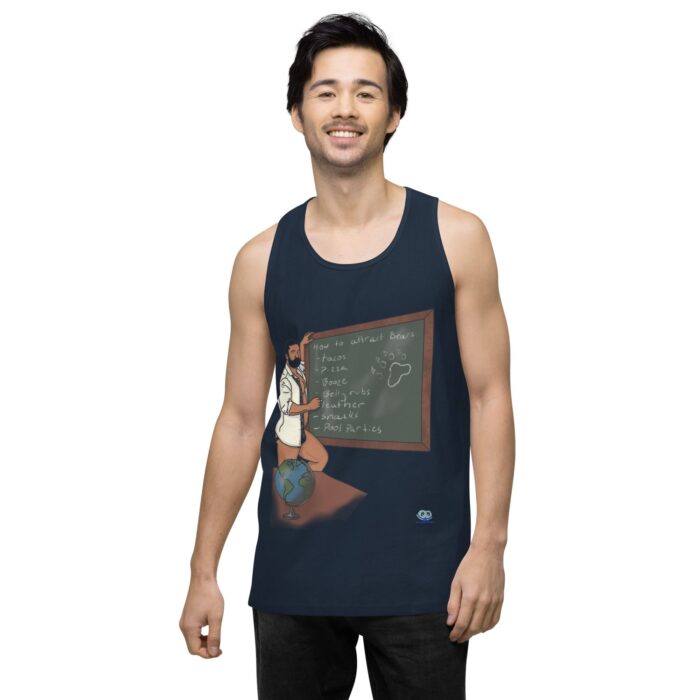 Men’s premium tank top - How To Attract A Bear - Image 18