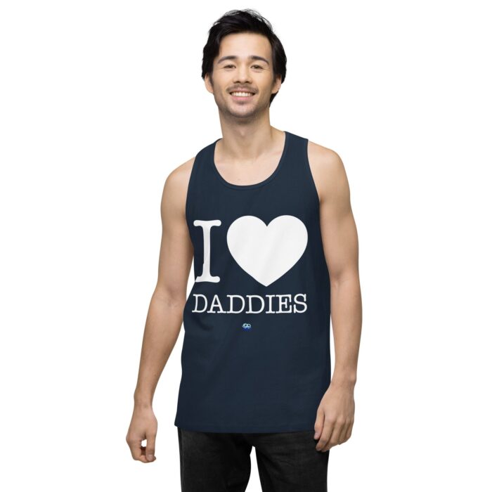 Men’s premium tank top - I Heart Daddies - Image 18