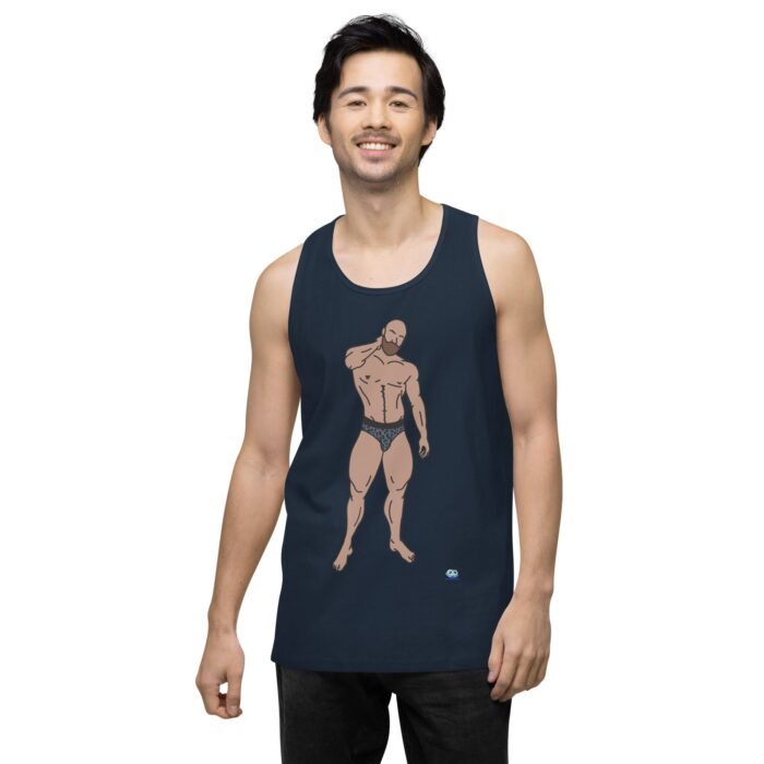 Men’s premium tank top - Leopard Bikini - Image 18