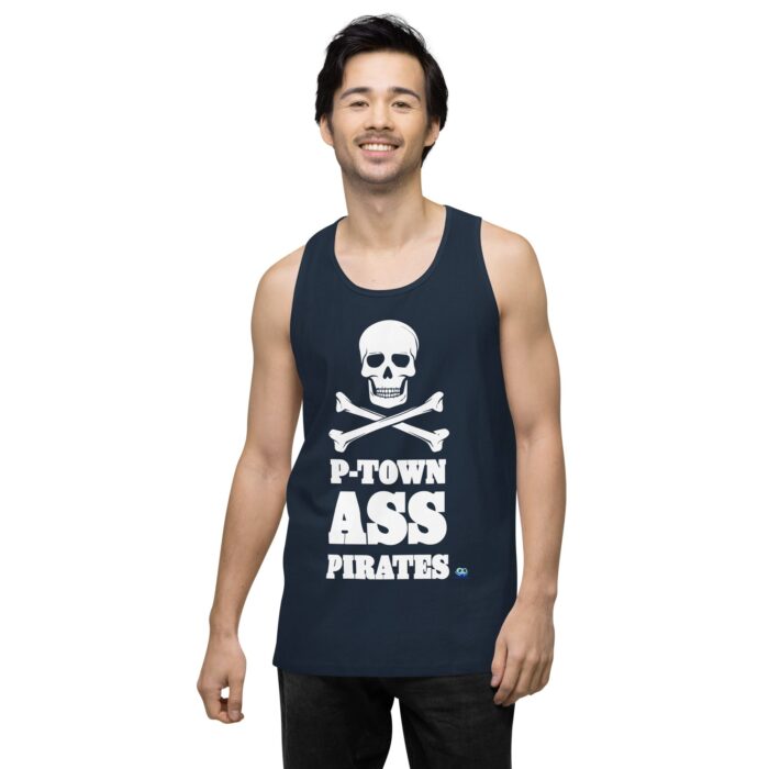 Men’s premium tank top - P-Town Ass Pirates - Image 17