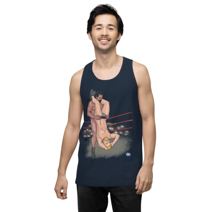 Men’s premium tank top - Pile Driver - Image 8