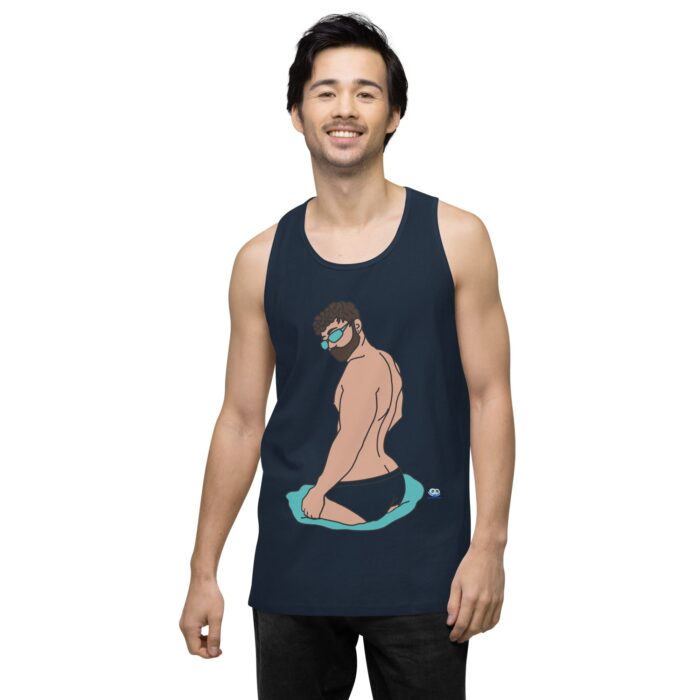 Men’s premium tank top - Pool Boy - Image 17