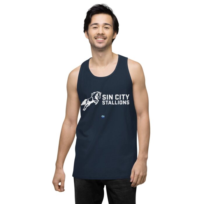 Men’s premium tank top - Sin City Stallions - Image 18