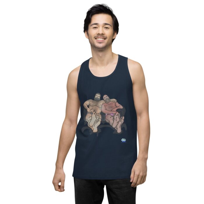 Men’s premium tank top - Staying In - Image 17