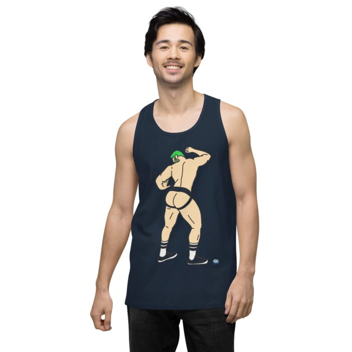 Men’s premium tank top - Up Against The Wall - Image 18