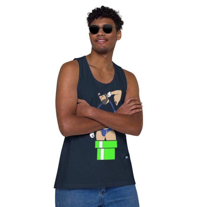 Men’s premium tank top - Warp Pipe Dreams - Image 14
