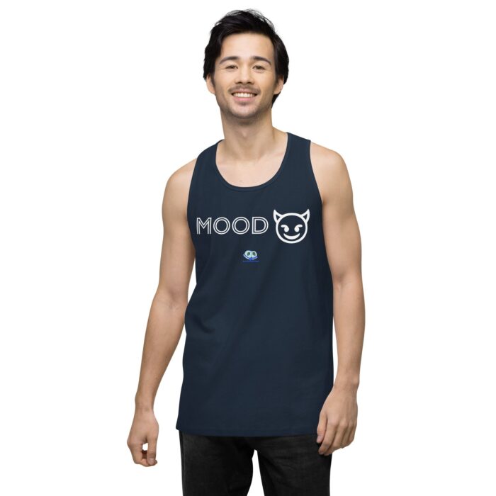 Men’s premium tank top - Mood Horny Devil Emoji - Image 17