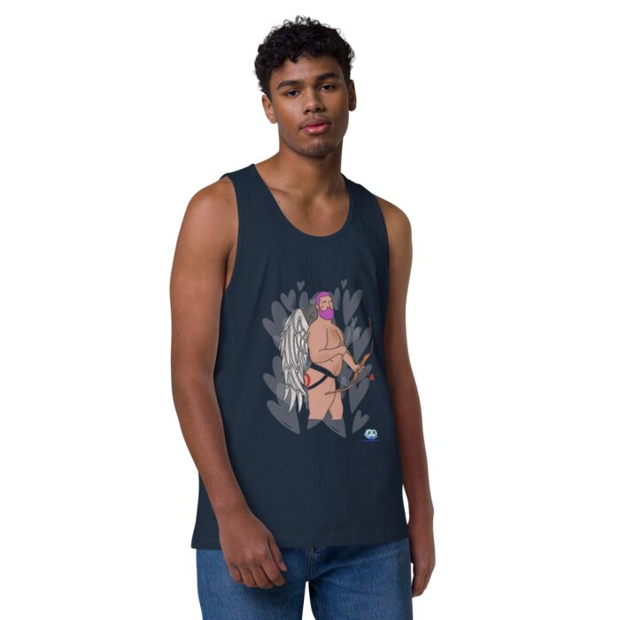 Men’s premium tank top - (Cupid) Target Acquired - Image 13