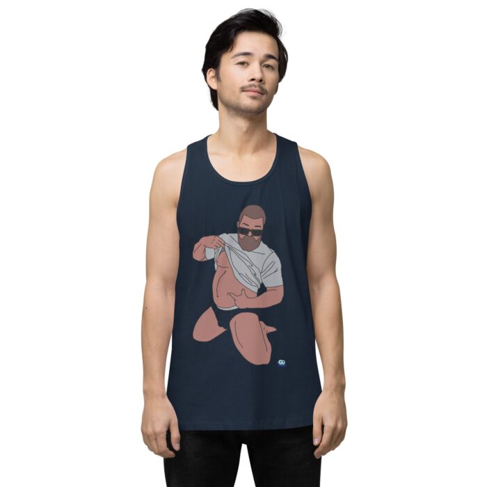 Men’s premium tank top - Belly Pride - Image 17