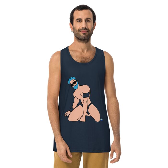 Men’s premium tank top - Bikini, Arm Bands, and Wrist Cuffs - Image 8