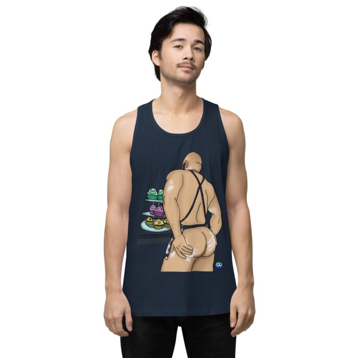 Men’s premium tank top - Cakes - Image 8