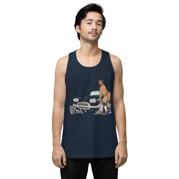 Men’s premium tank top - Car Wash - Image 8