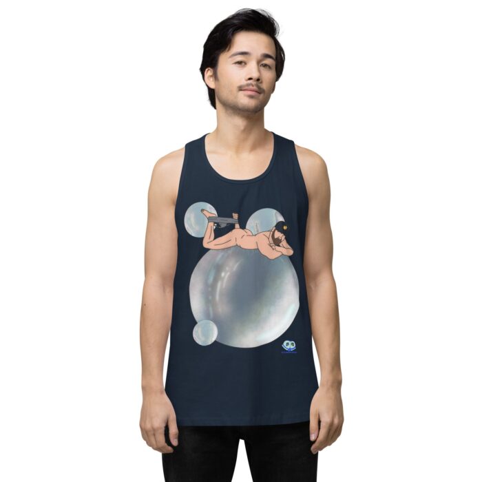 Men’s premium tank top - Bubbles - Image 17