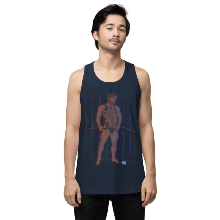 Men’s premium tank top - Busted - Image 8