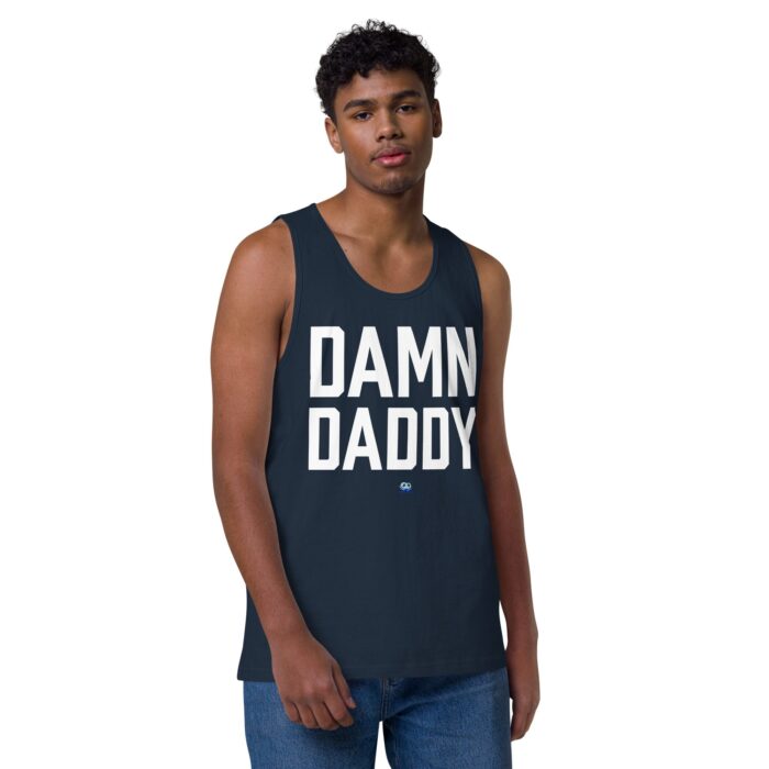 Men’s premium tank top - Damn Daddy - Image 14