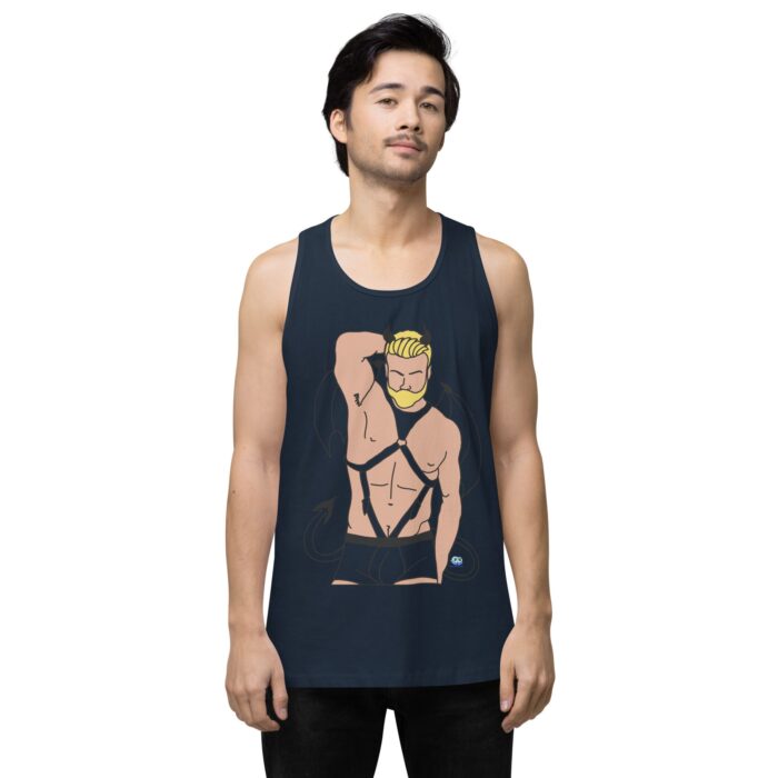 Men’s premium tank top - Devil - Image 16