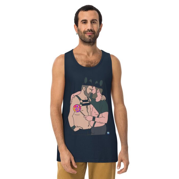 Men’s premium tank top - Disney Couple - Image 8